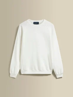 Clearance Loopback Cotton Raglan Sweater Loungewear