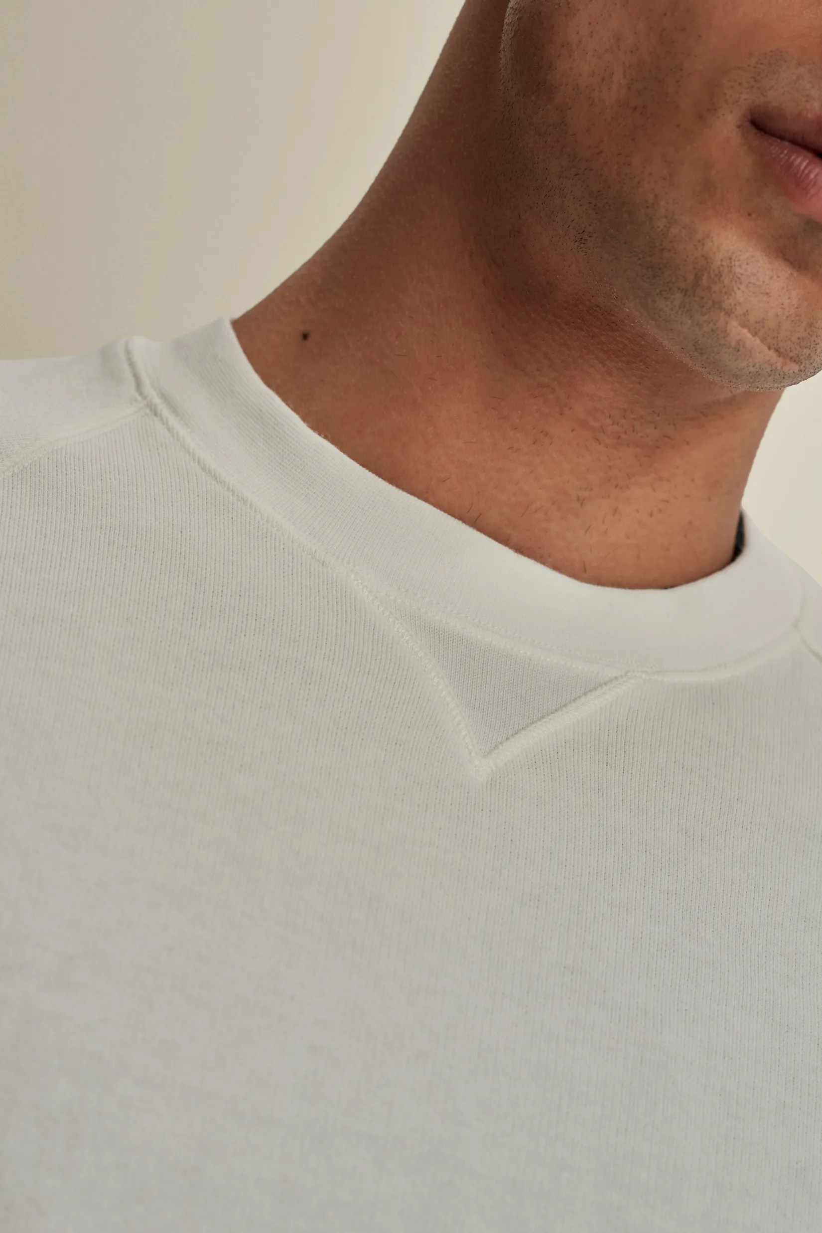 Clearance Loopback Cotton Raglan Sweater Loungewear