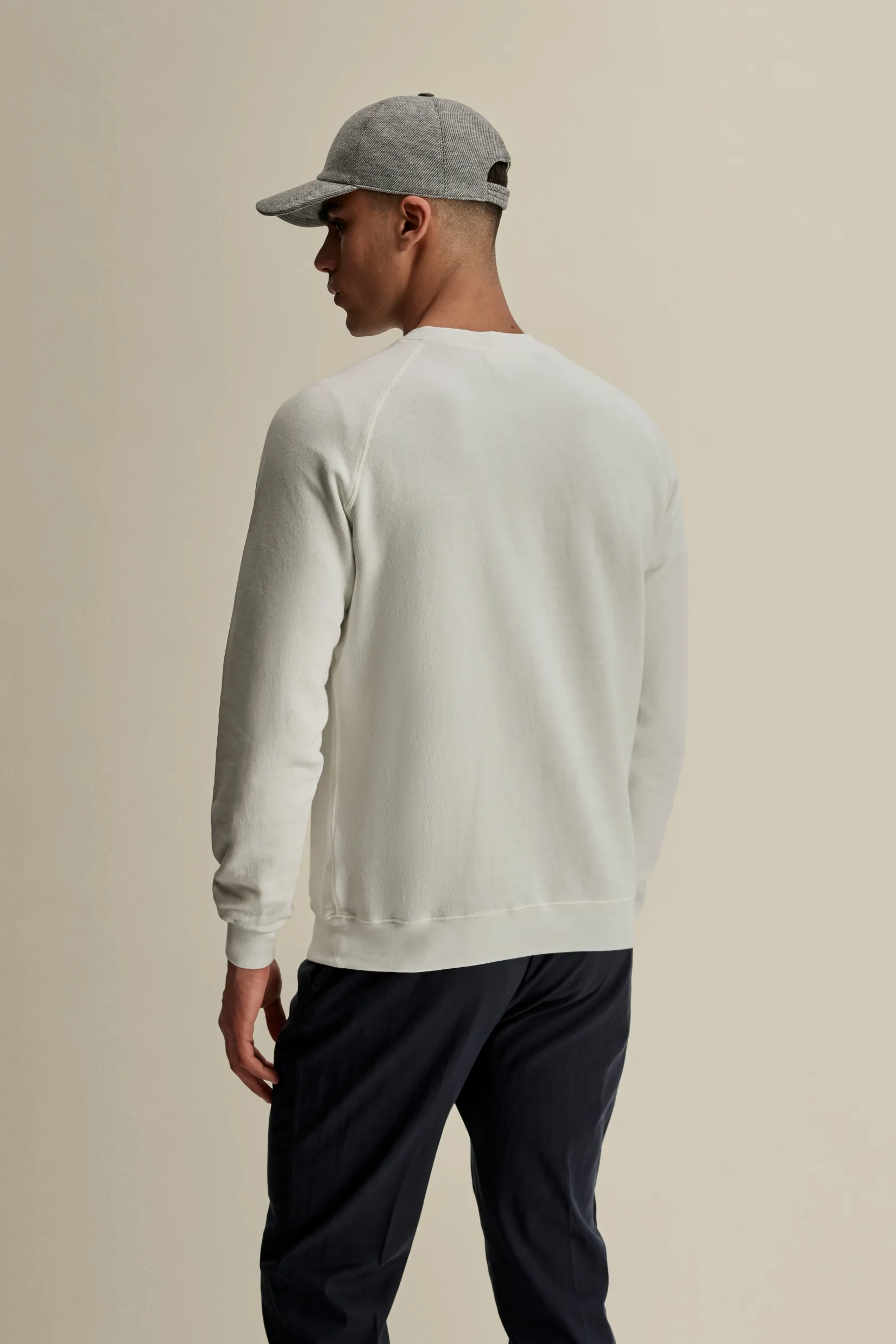 Clearance Loopback Cotton Raglan Sweater Loungewear