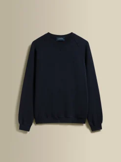 Hot Loopback Cotton Raglan Sweater Loungewear