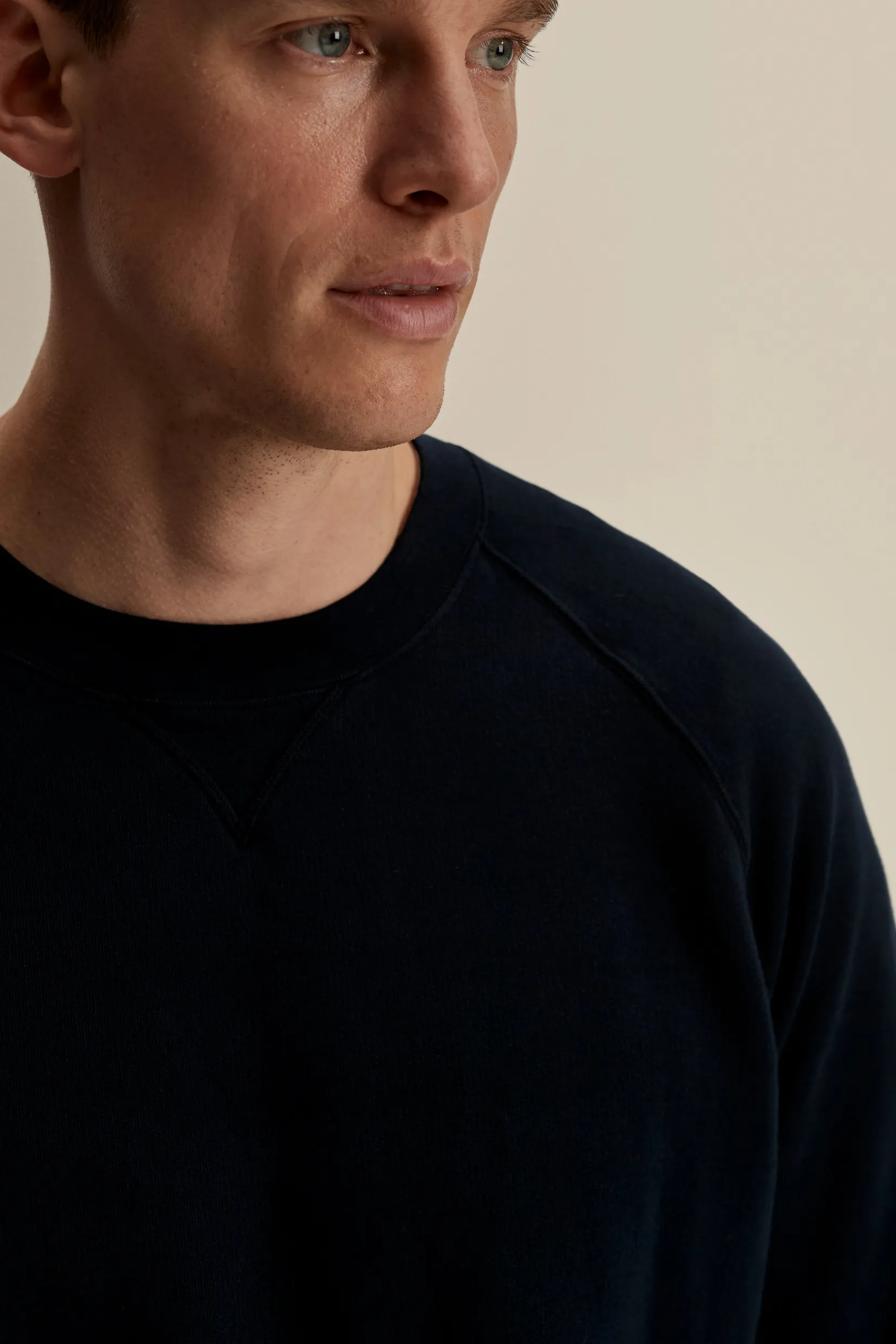 Hot Loopback Cotton Raglan Sweater Loungewear