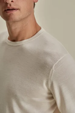 Best Merino Wool Extrafine Crew Neck Sweater Knitwear