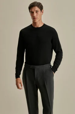 Clearance Merino Wool Extrafine Crew Neck Sweater Knitwear