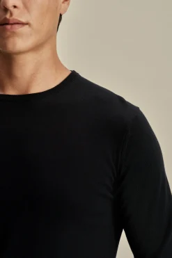 New Merino Wool Extrafine Crew Neck Sweater Knitwear