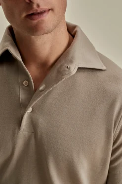 Discount Merino Wool Extrafine Long Sleeve Polo Shirt T-Shirts & Polos|Knitwear