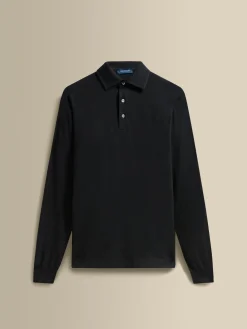 Sale Merino Wool Extrafine Long Sleeve Polo Shirt T-Shirts & Polos|Knitwear