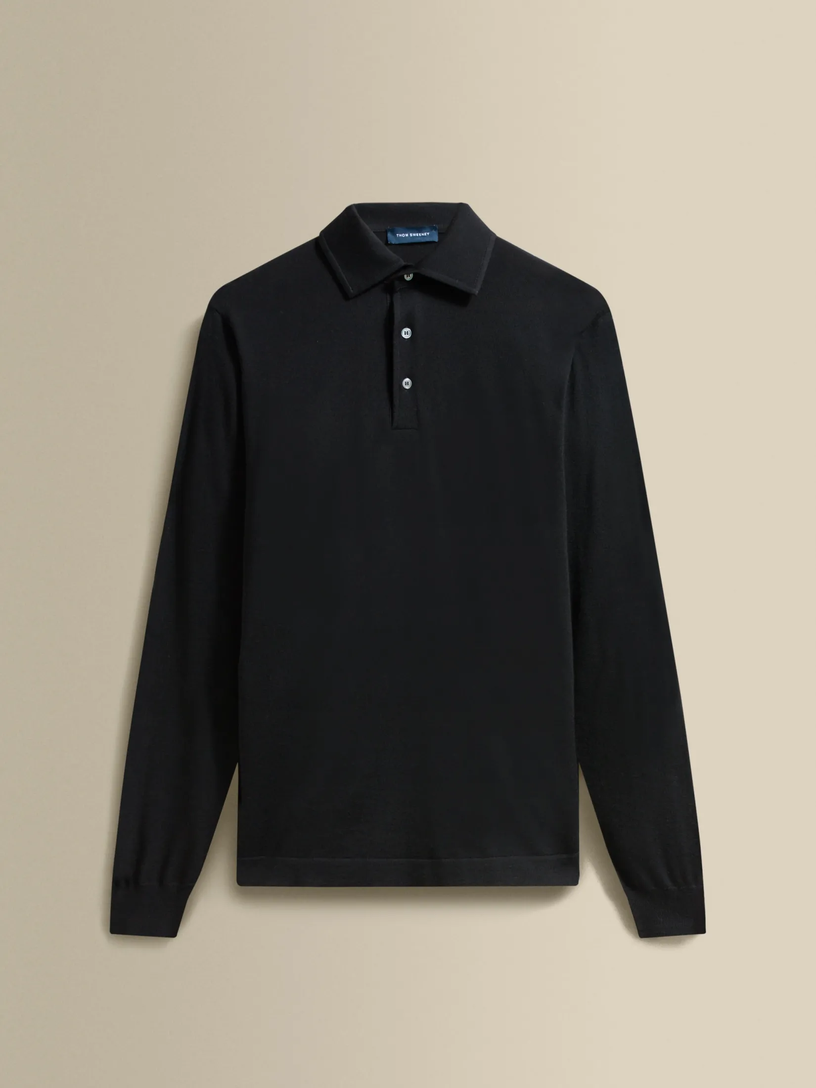 Sale Merino Wool Extrafine Long Sleeve Polo Shirt T-Shirts & Polos|Knitwear