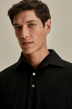 Sale Merino Wool Extrafine Long Sleeve Polo Shirt T-Shirts & Polos|Knitwear