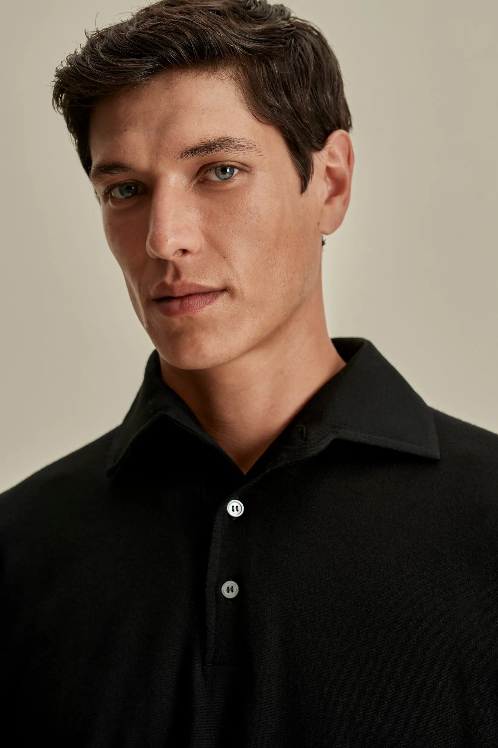 Sale Merino Wool Extrafine Long Sleeve Polo Shirt T-Shirts & Polos|Knitwear