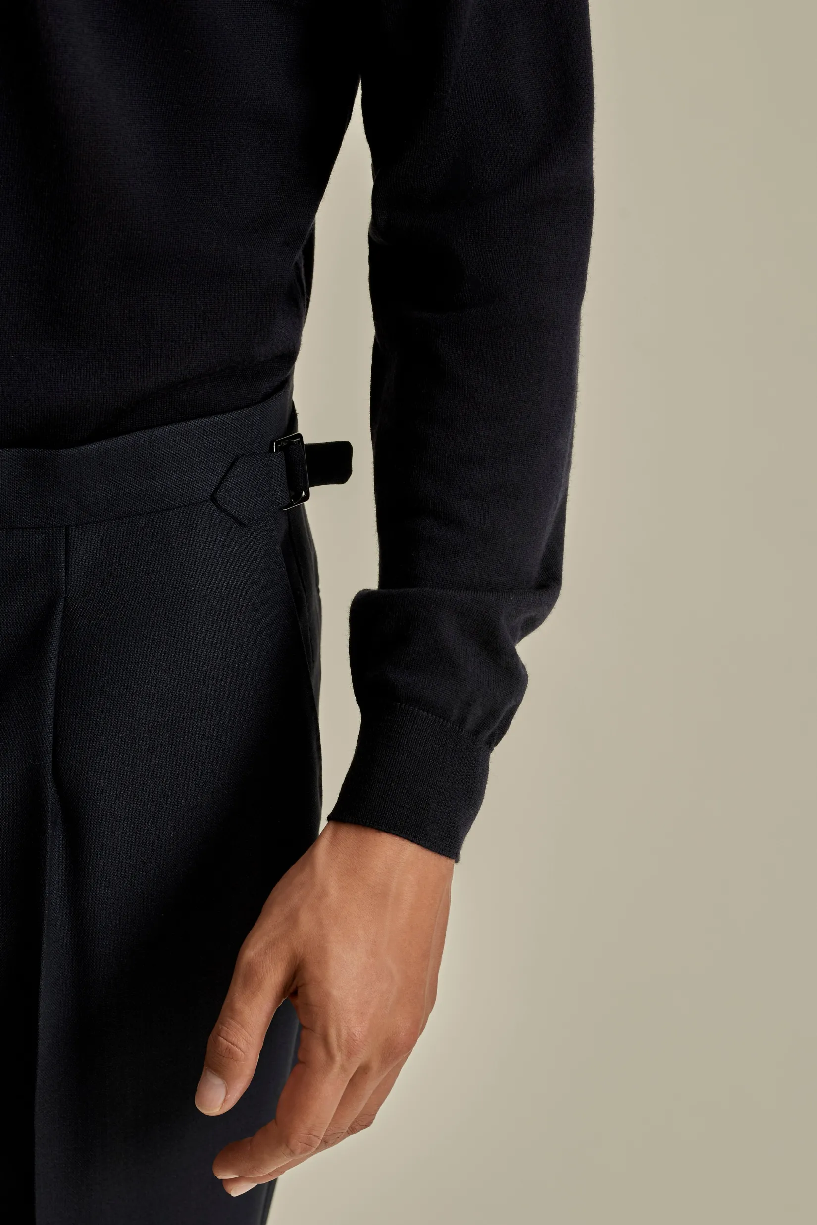 Online Merino Wool Extrafine Long Sleeve Polo Shirt T-Shirts & Polos|Knitwear
