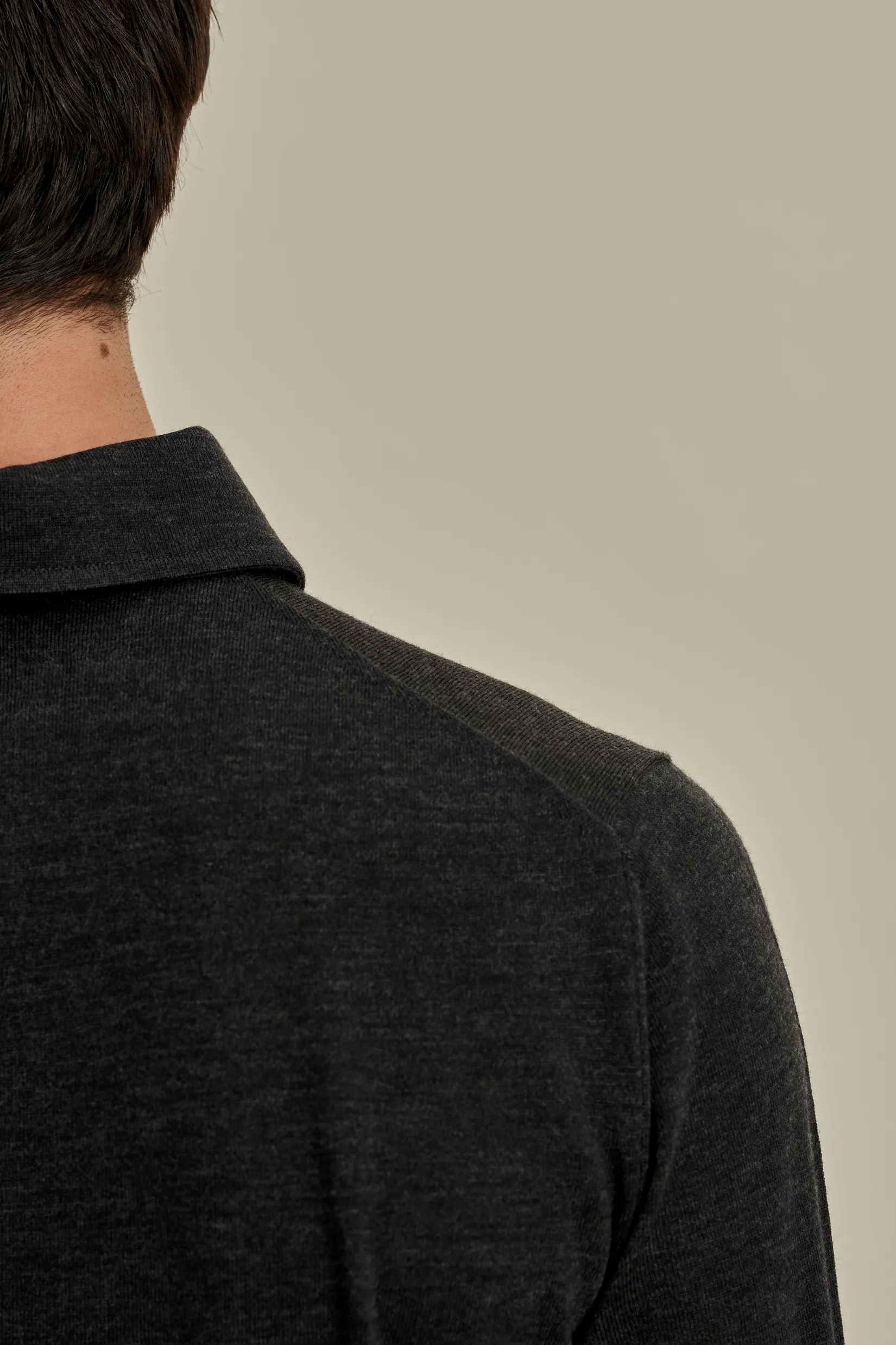 Outlet Merino Wool Extrafine Long Sleeve Polo Shirt T-Shirts & Polos|Knitwear