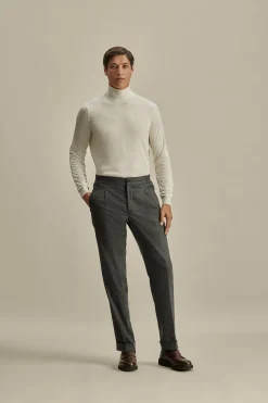 Discount Merino Wool Extrafine Roll Neck Sweater Knitwear