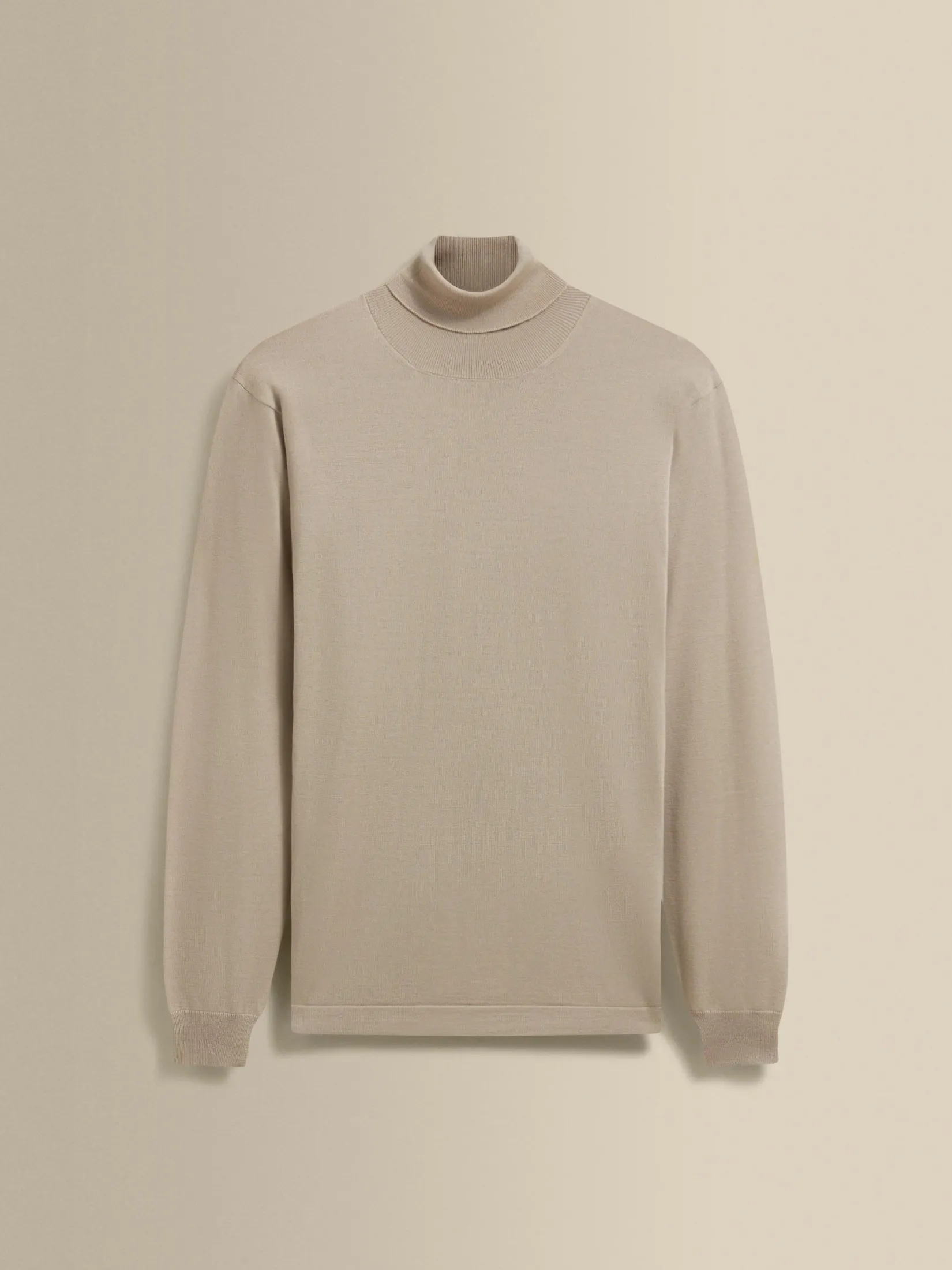 Sale Merino Wool Extrafine Roll Neck Sweater Knitwear