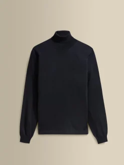 Best Merino Wool Extrafine Roll Neck Sweater Knitwear
