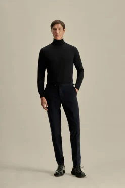 Best Merino Wool Extrafine Roll Neck Sweater Knitwear