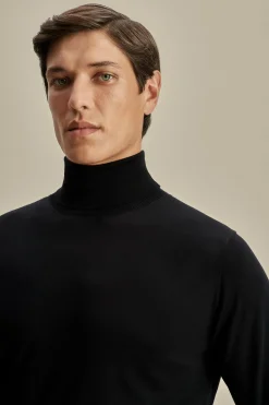 Best Merino Wool Extrafine Roll Neck Sweater Knitwear