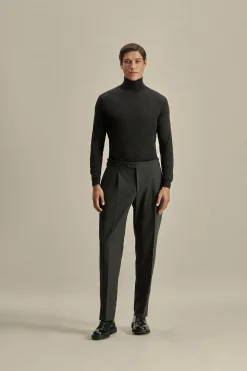 Merino Wool Extrafine Roll Neck Sweater Knitwear