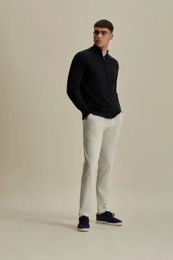 Best Merino Wool Zip-Through Mock Neck Knit Knitwear