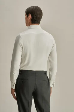 Silk Lecce Collar Fly Front Shirt Shirts
