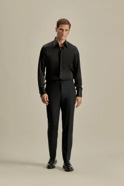 Online Silk Lecce Collar Fly Front Shirt Shirts