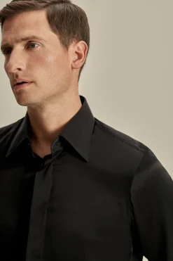 Online Silk Lecce Collar Fly Front Shirt Shirts
