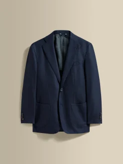 Hot Single Breasted Wool Hopsack Jacket Tailoring