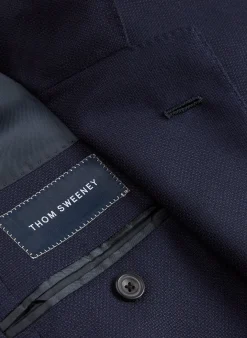 Hot Single Breasted Wool Hopsack Jacket Tailoring