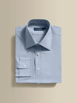 Sale Solid Poplin Point Collar Shirt Shirts
