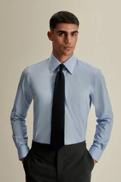 Sale Solid Poplin Point Collar Shirt Shirts
