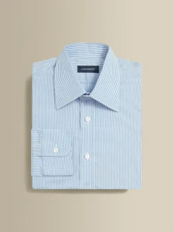 Best Solid Poplin Point Collar Bengal Stripe Shirt Shirts