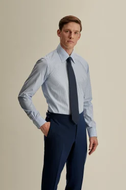 Best Solid Poplin Point Collar Bengal Stripe Shirt Shirts