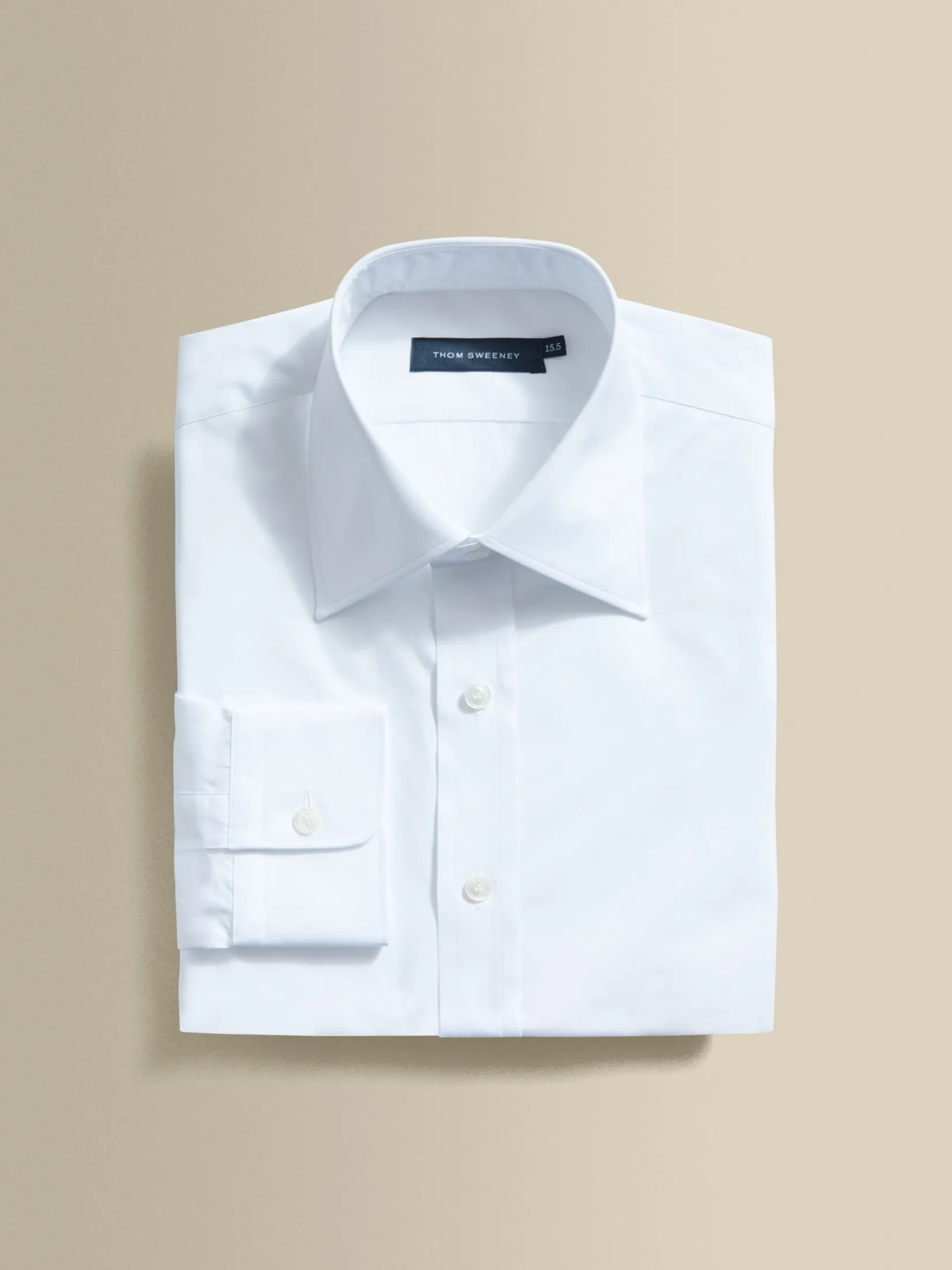 Clearance Solid Poplin Point Collar Shirt Shirts
