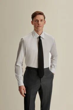 Clearance Solid Poplin Point Collar Shirt Shirts