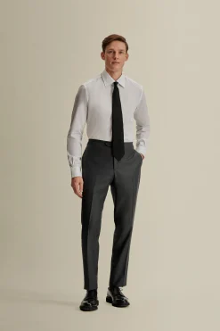 Clearance Solid Poplin Point Collar Shirt Shirts