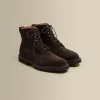 Online Split Suede Derby Boots Shoes