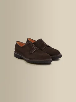 Split Suede Derby Shoes Shoes