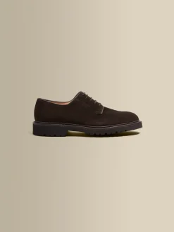 Split Suede Derby Shoes Shoes
