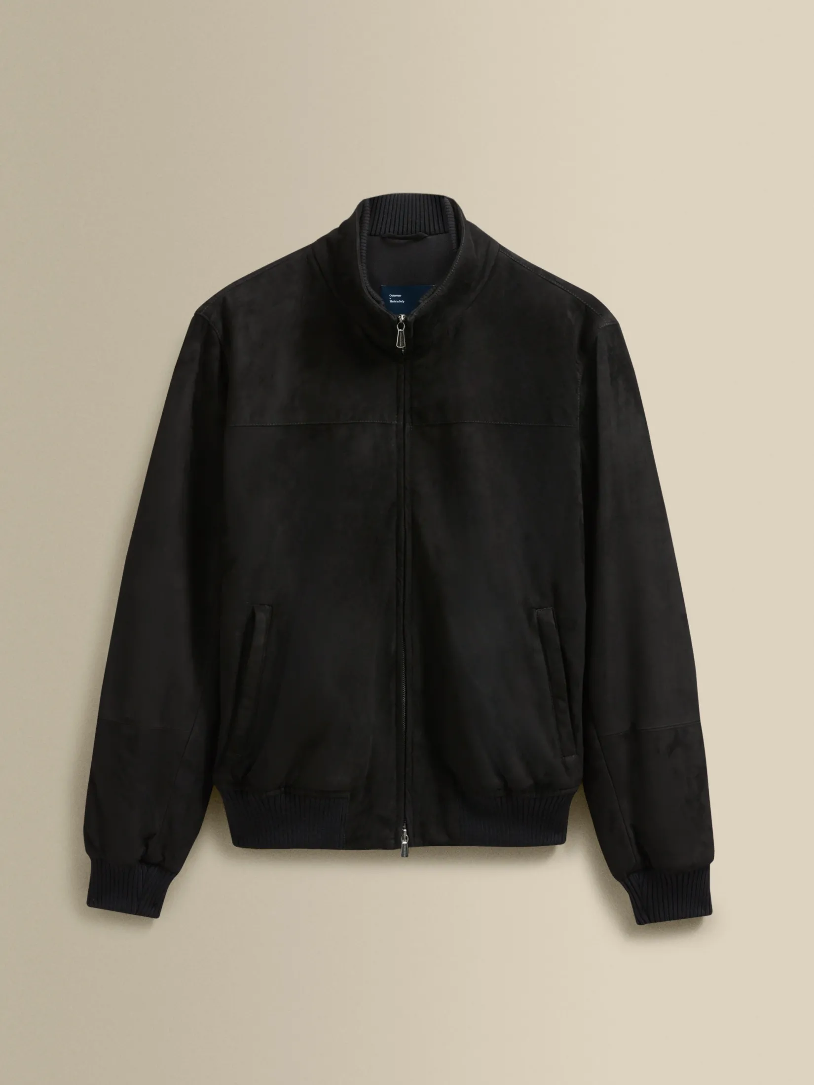 Discount Suede Bomber Jacket Outerwear