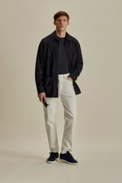 New Suede Button Through Overshirt Outerwear
