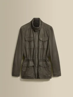 Online Suede Field Jacket Outerwear