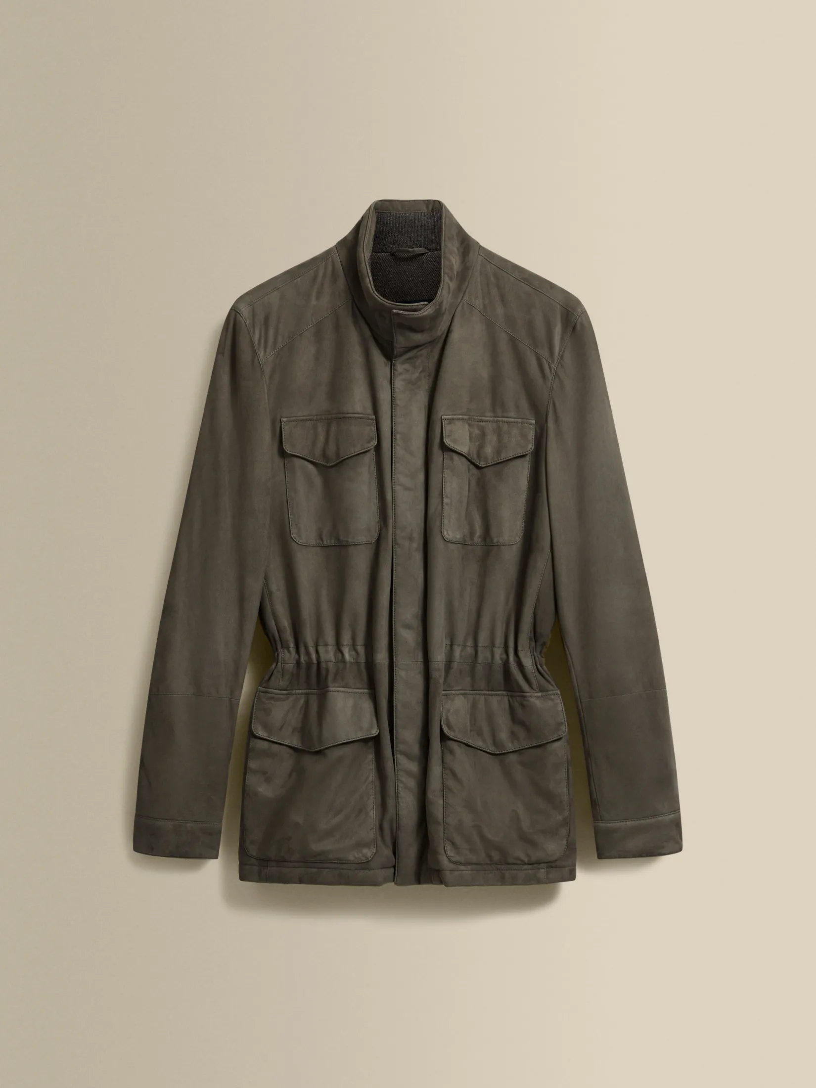 Online Suede Field Jacket Outerwear