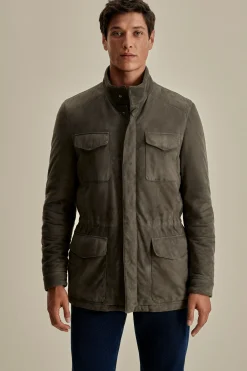 Online Suede Field Jacket Outerwear