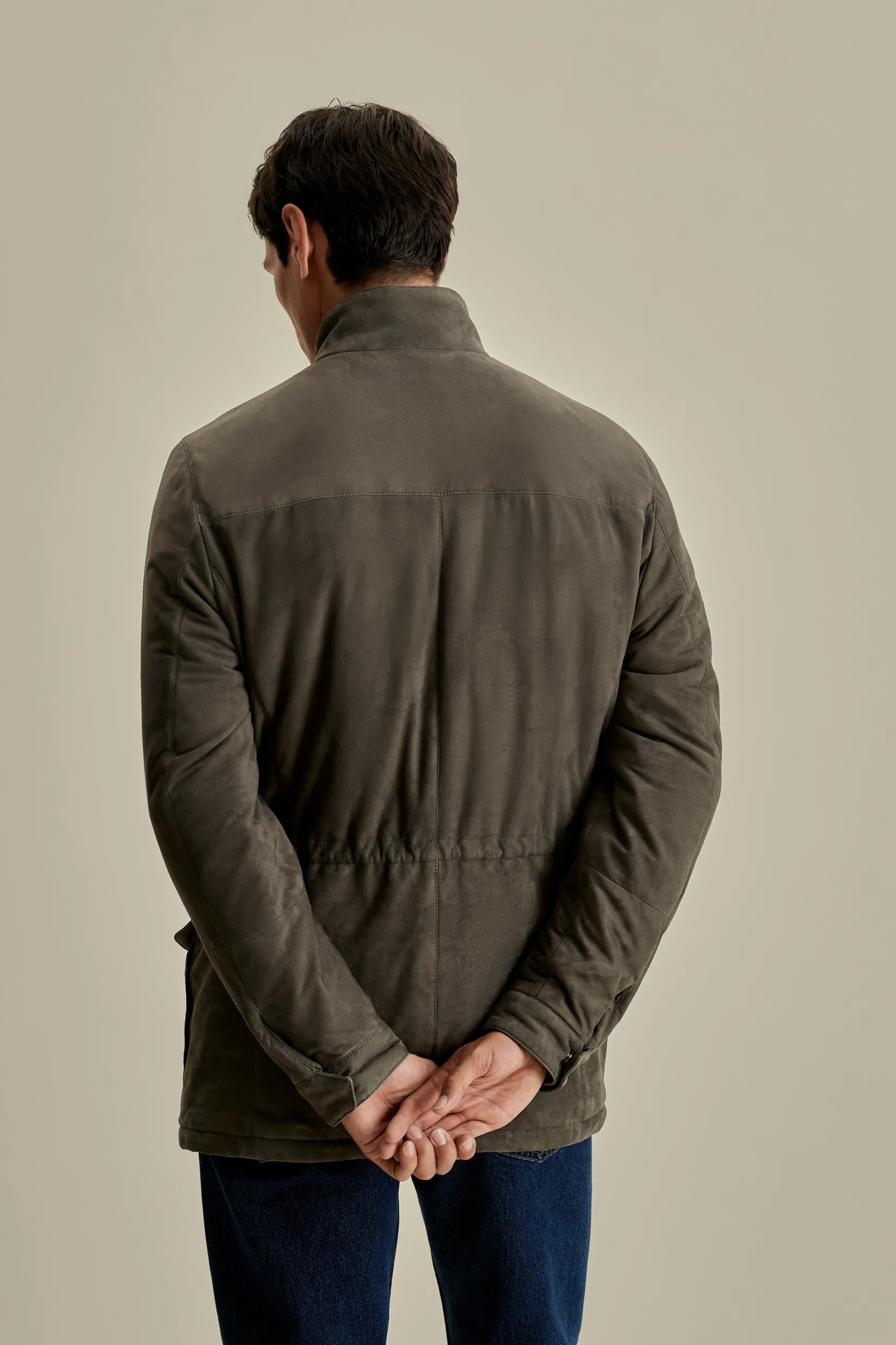 Online Suede Field Jacket Outerwear