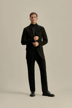 Hot Suede Notch Lapel Jacket Outerwear