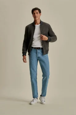 New Suede Sheepskin Bomber Jacket Outerwear