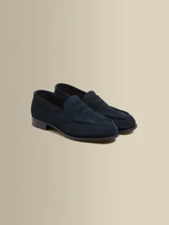 Clearance Suede Split Toe Loafer Shoes Shoes