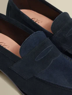 Clearance Suede Split Toe Loafer Shoes Shoes