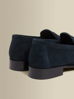 Clearance Suede Split Toe Loafer Shoes Shoes
