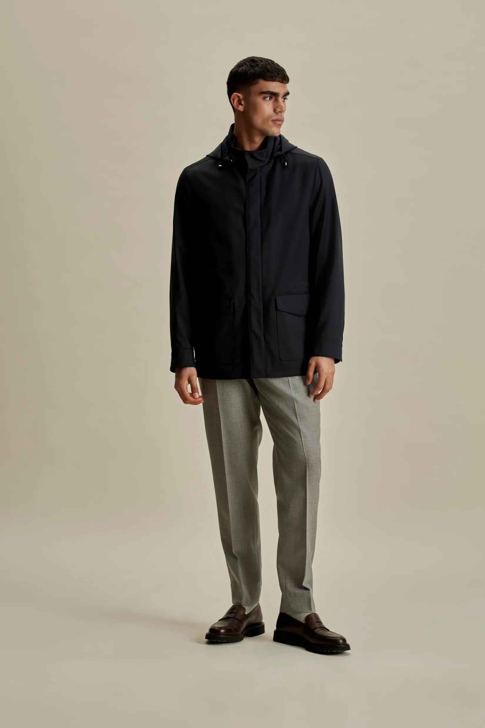 Clearance Technical Wool Rain Jacket Outerwear