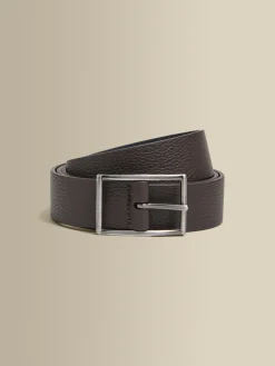 Hot Textured Leather Reversible Belt Accessories